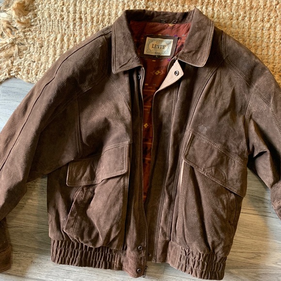vintage levis leather jacket